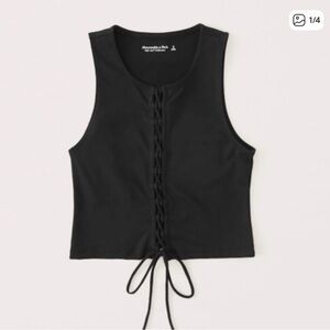 Abercrombie Lace Up Seamless Tank